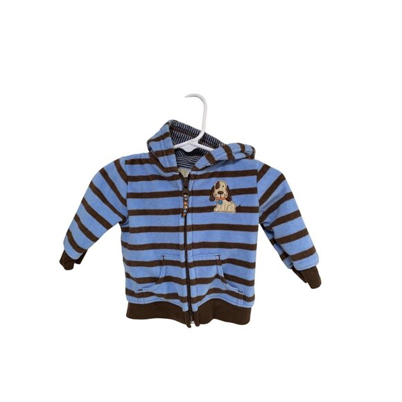 Carters Boys Infant Baby Infant Baby Size 6 Months Full Zip Hoodie Jacket Fleece - Picture 1 of 3